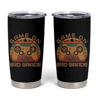 Game On First Day of 3rd Grade Tumbler Cup Funny Gamer Back to School Kids Gift
