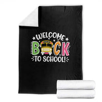 Welcome Back to School Bus Driver Throw Blanket First Day for School Gifts