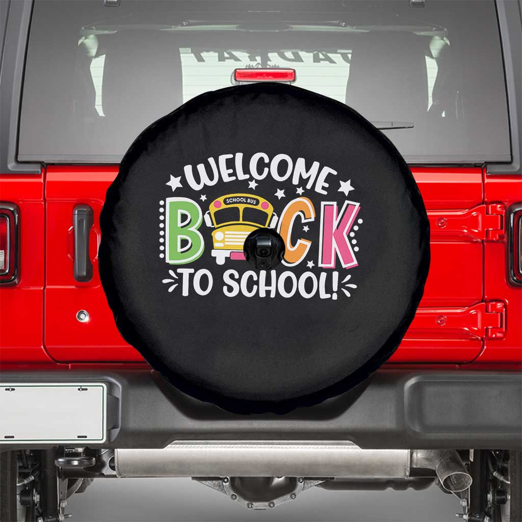 Welcome Back to School Bus Driver Spare Tire Cover First Day for School Gifts