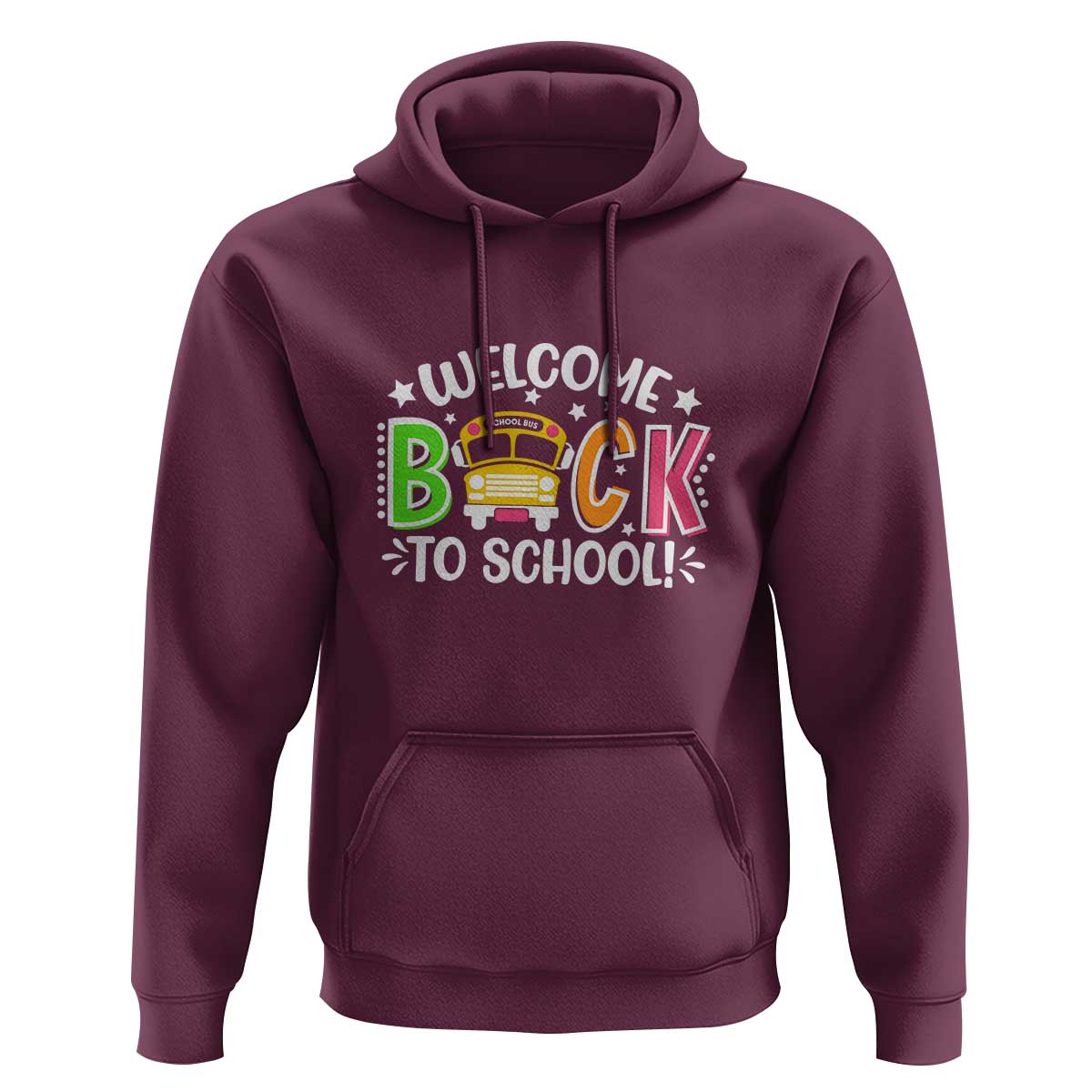 Welcome Back to School Hoodie First Day for School Bus Driver - Wonder Print Shop