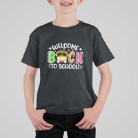 Welcome Back to School T Shirt For Kid First Day for School Bus Driver