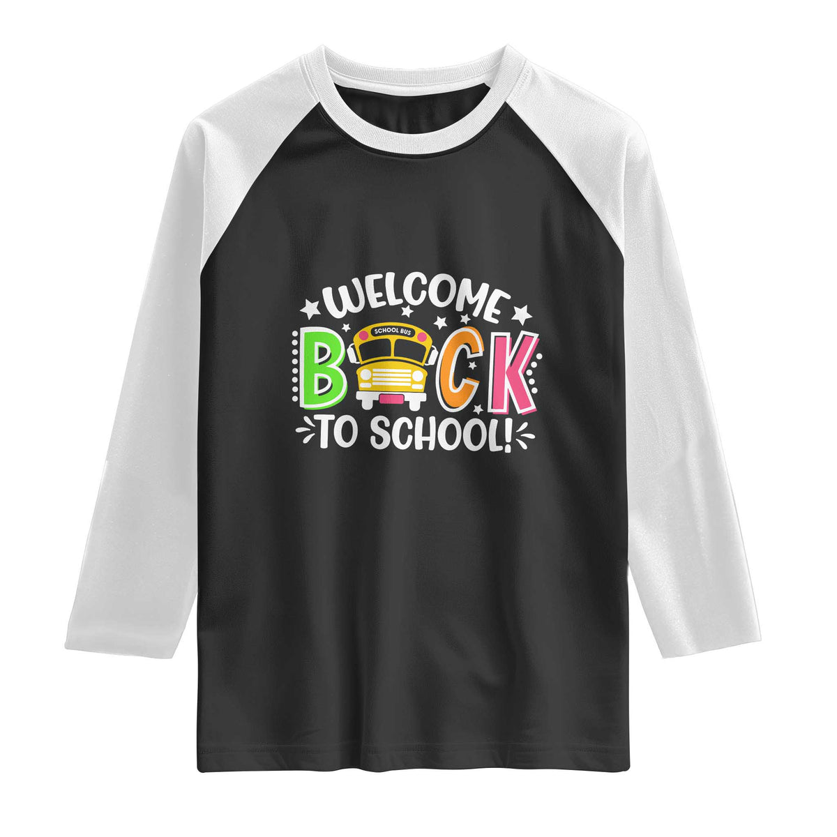 Welcome Back to School Bus Driver Raglan Shirt First Day for School Gifts