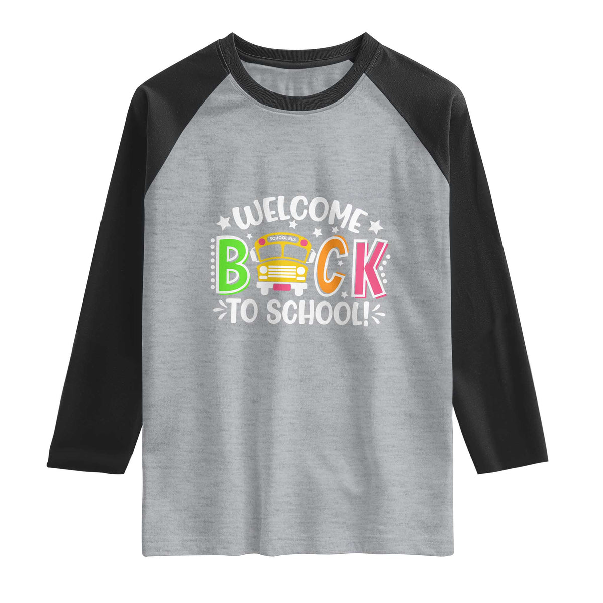 Welcome Back to School Bus Driver Raglan Shirt First Day for School Gifts