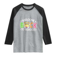 Welcome Back to School Bus Driver Raglan Shirt First Day for School Gifts
