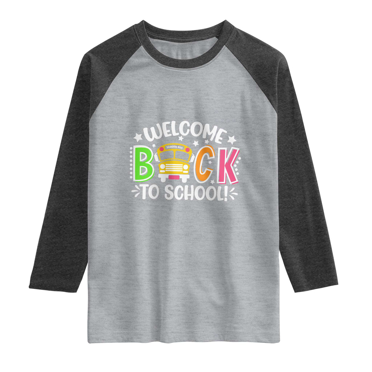 Welcome Back to School Bus Driver Raglan Shirt First Day for School Gifts