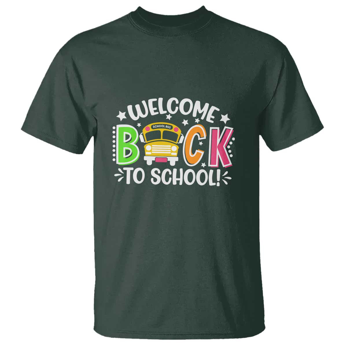 Welcome Back to School T Shirt First Day for School Bus Driver - Wonder Print Shop