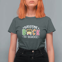 Welcome Back to School T Shirt For Women First Day for School Bus Driver