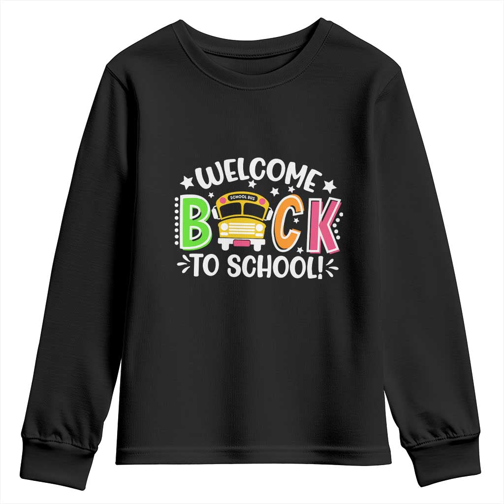 Welcome Back to School Bus Driver Youth Sweatshirt First Day for School Gifts