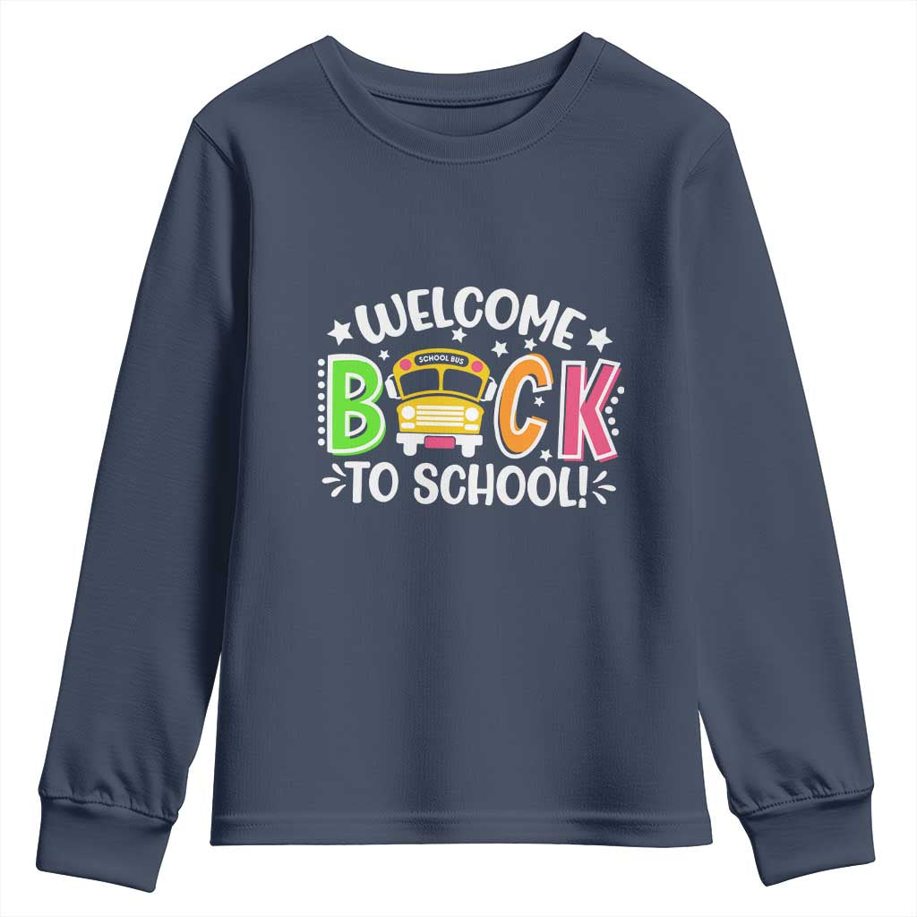 Welcome Back to School Bus Driver Youth Sweatshirt First Day for School Gifts