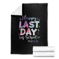 Para Life Beach Mode Throw Blanket Funny Last Day of School Summer Vacation Gift