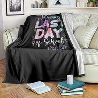 Para Life Beach Mode Throw Blanket Funny Last Day of School Summer Vacation Gift