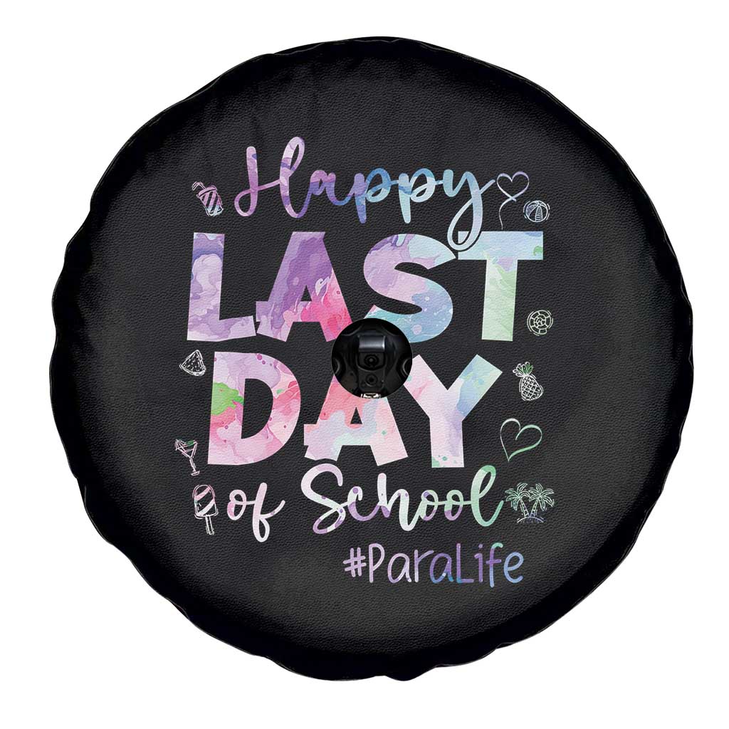 Para Life Beach Mode Spare Tire Cover Funny Last Day of School Summer Vacation Gift