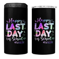 Para Life Beach Mode 4 in 1 Can Cooler Tumbler Funny Last Day of School Summer Vacation Gift