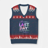 Para Life Beach Mode V-Neck Knit Sweater Vest Funny Last Day of School Summer Vacation Gift