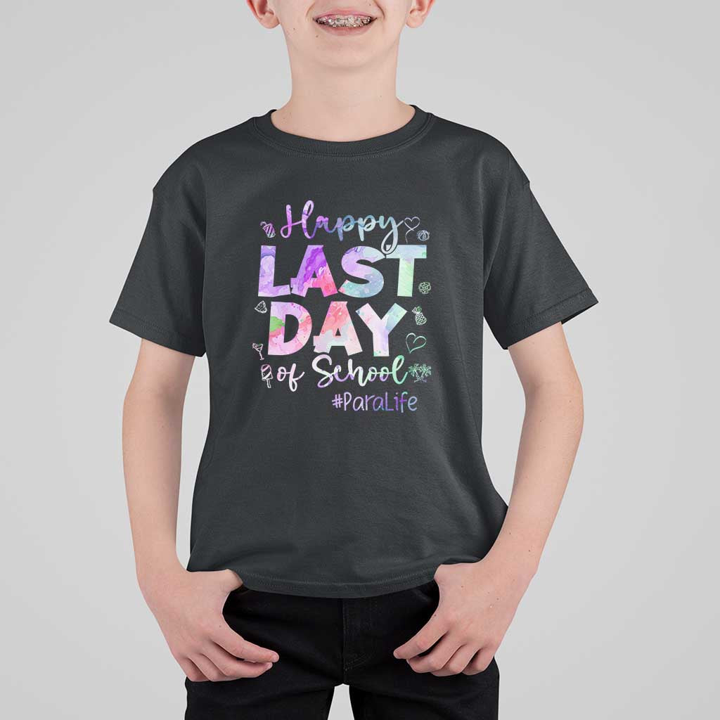 Last Day of School T Shirt For Kid Para Life Summer Vacation Beach