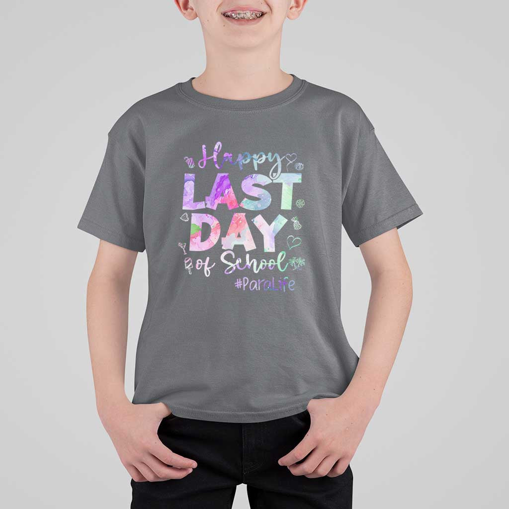 Last Day of School T Shirt For Kid Para Life Summer Vacation Beach