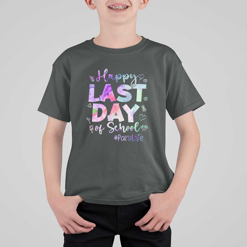 Last Day of School T Shirt For Kid Para Life Summer Vacation Beach