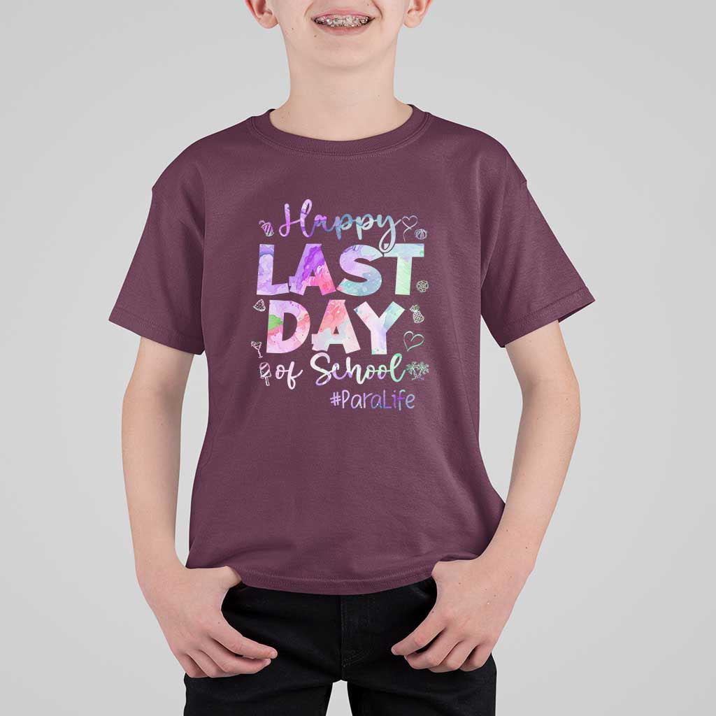 Last Day of School T Shirt For Kid Para Life Summer Vacation Beach