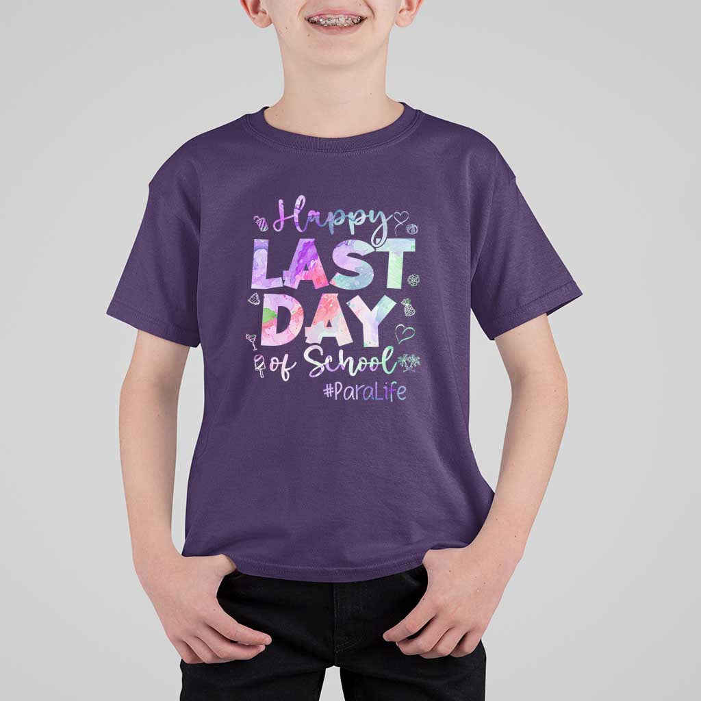 Last Day of School T Shirt For Kid Para Life Summer Vacation Beach