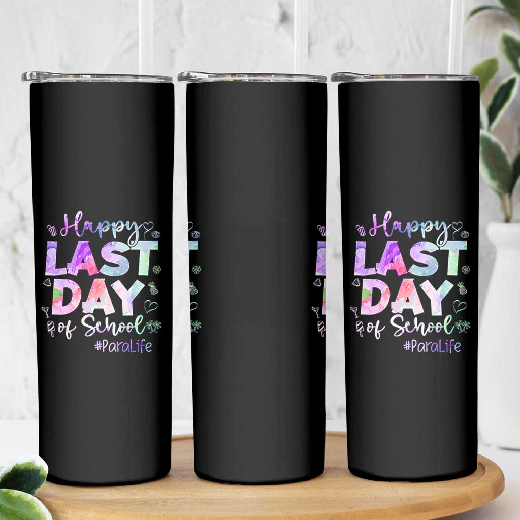 Para Life Beach Mode Skinny Tumbler Funny Last Day of School Summer Vacation Gift