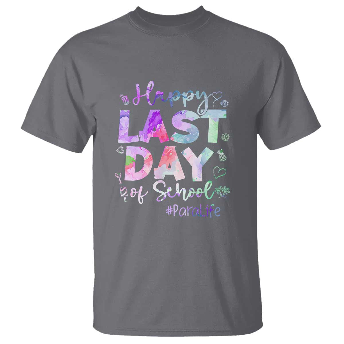 Last Day of School T Shirt Para Life Summer Vacation Beach - Wonder Print Shop