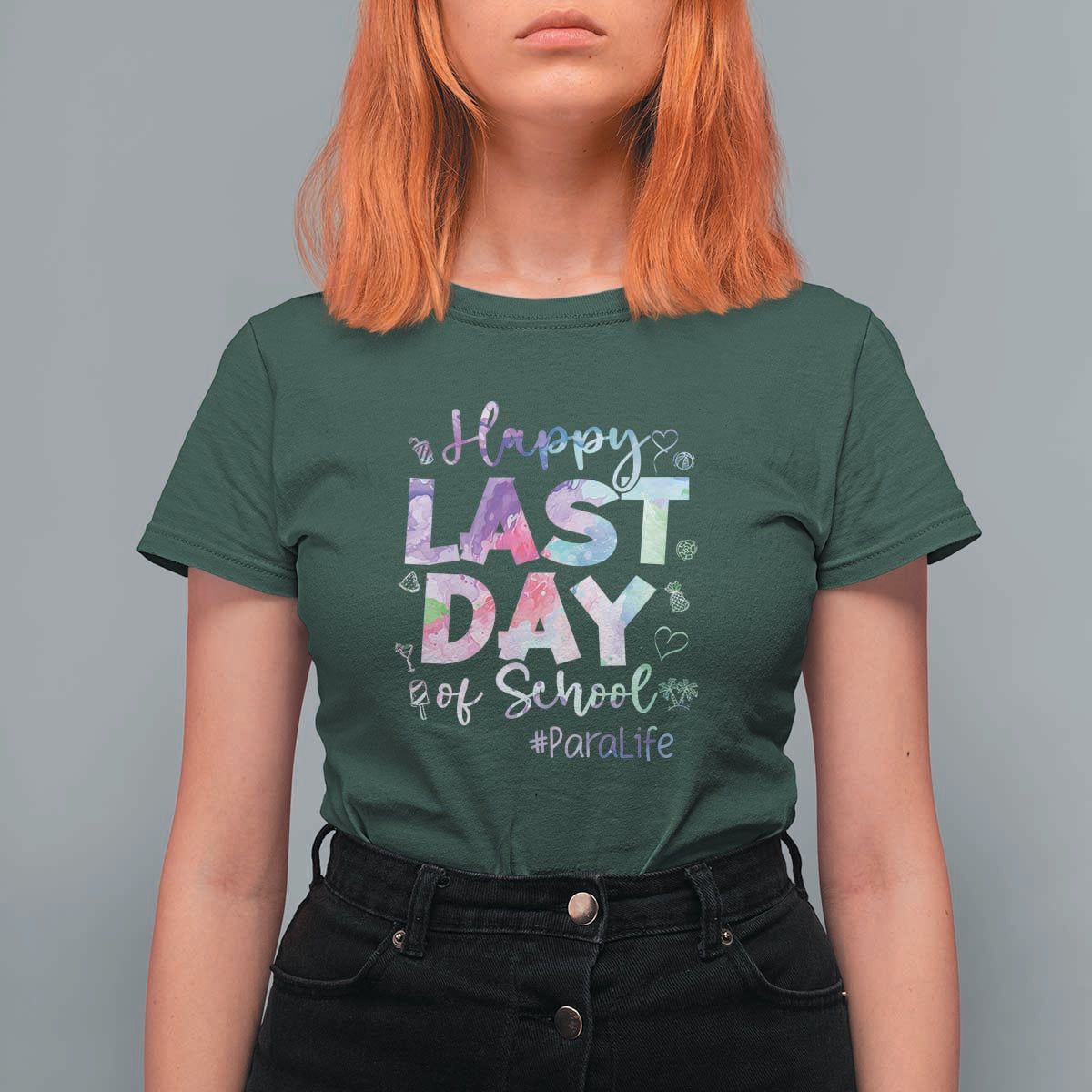 Last Day of School T Shirt For Women Para Life Summer Vacation Beach