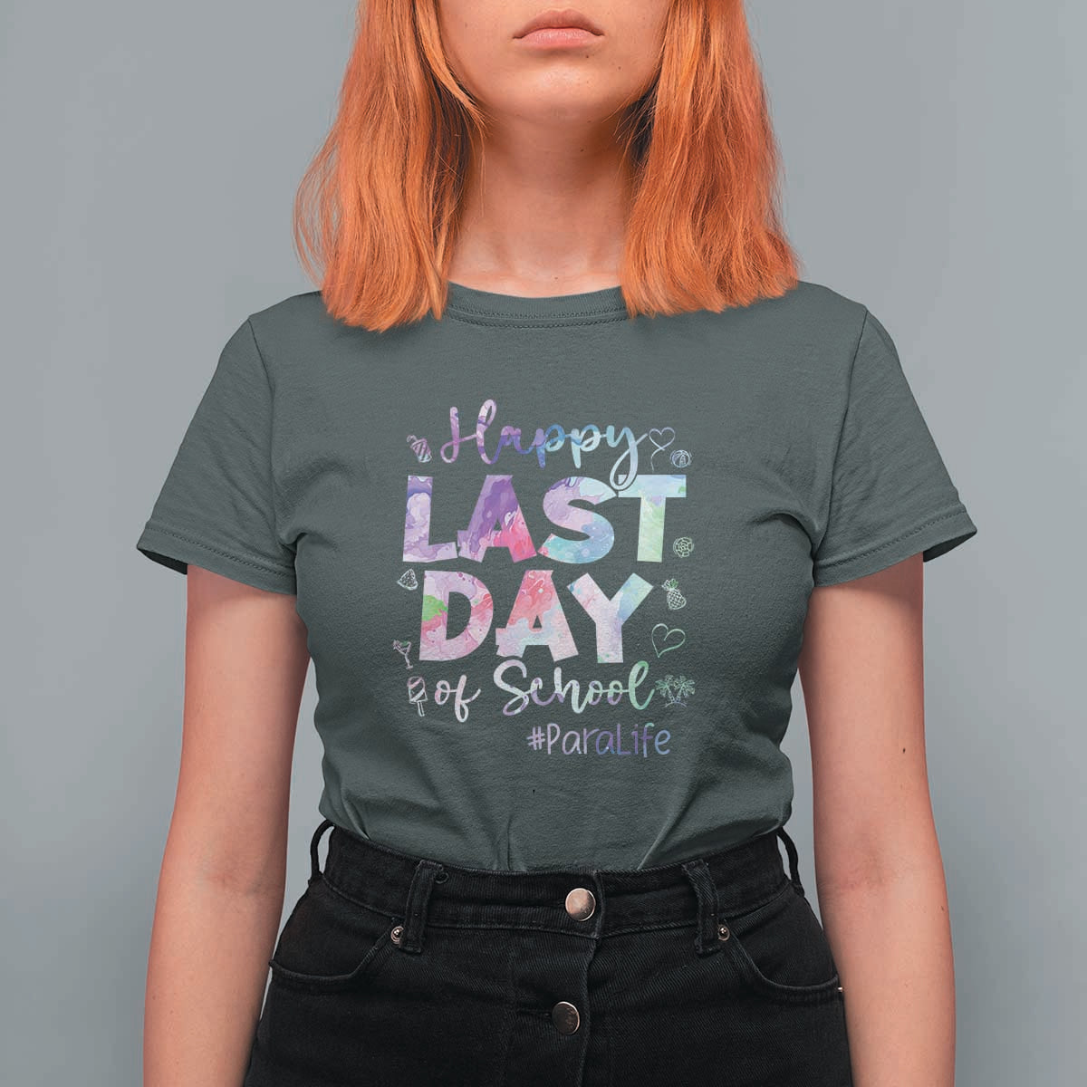 Last Day of School T Shirt For Women Para Life Summer Vacation Beach