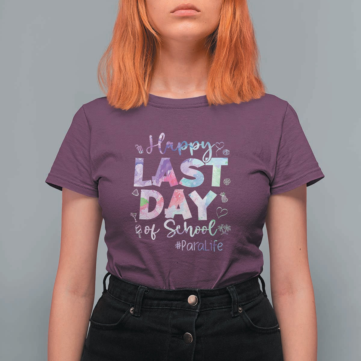 Last Day of School T Shirt For Women Para Life Summer Vacation Beach