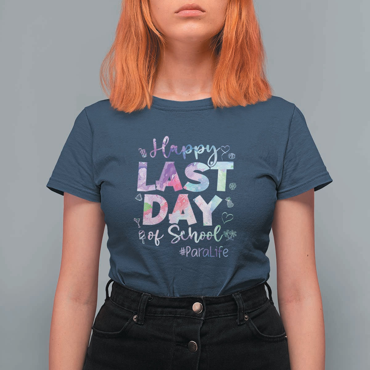 Last Day of School T Shirt For Women Para Life Summer Vacation Beach