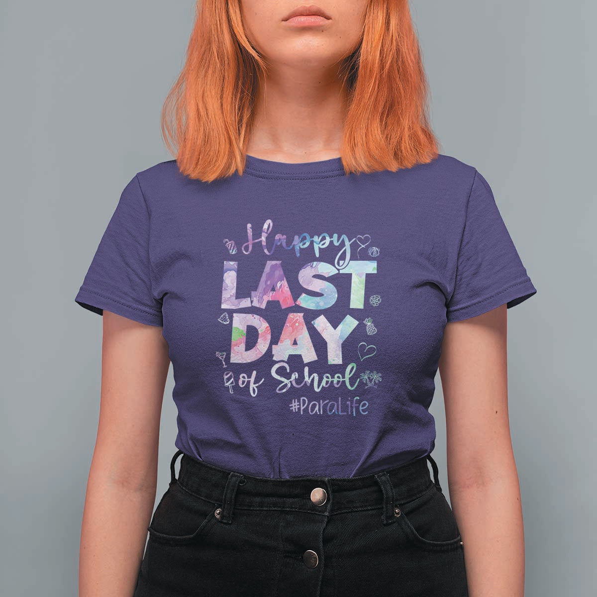 Last Day of School T Shirt For Women Para Life Summer Vacation Beach