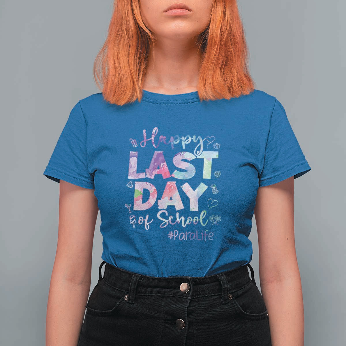 Last Day of School T Shirt For Women Para Life Summer Vacation Beach