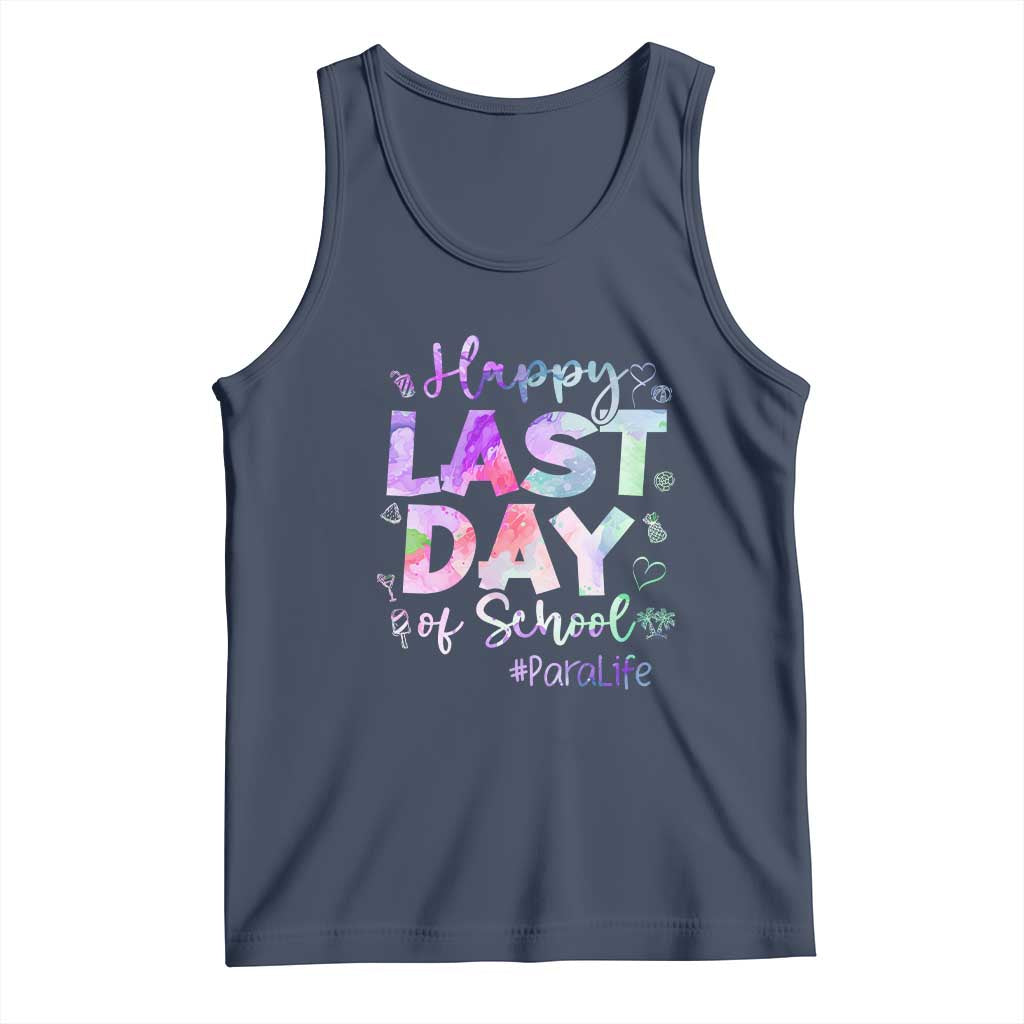 Para Life Beach Mode Tank Top Funny Last Day of School Summer Vacation Gift