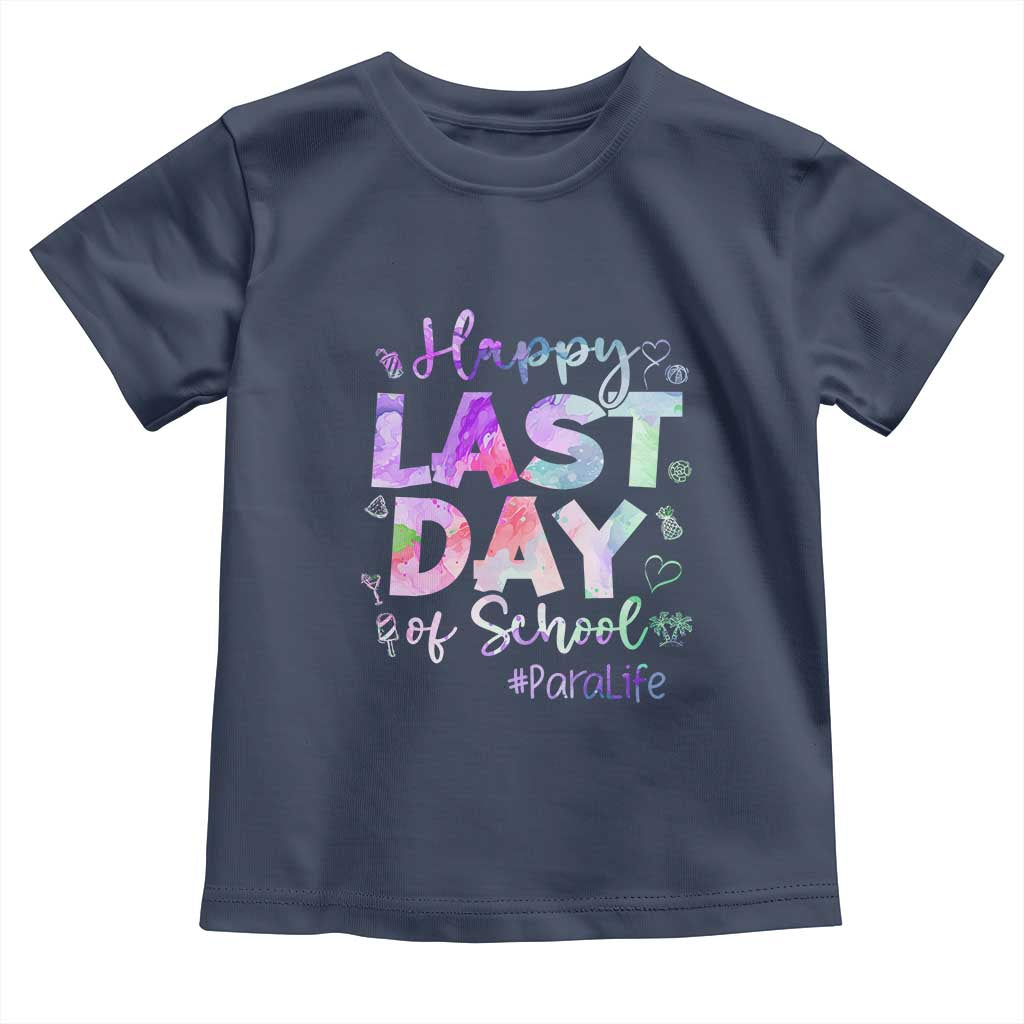 Para Life Beach Mode Toddler T Shirt Funny Last Day of School Summer Vacation Gift