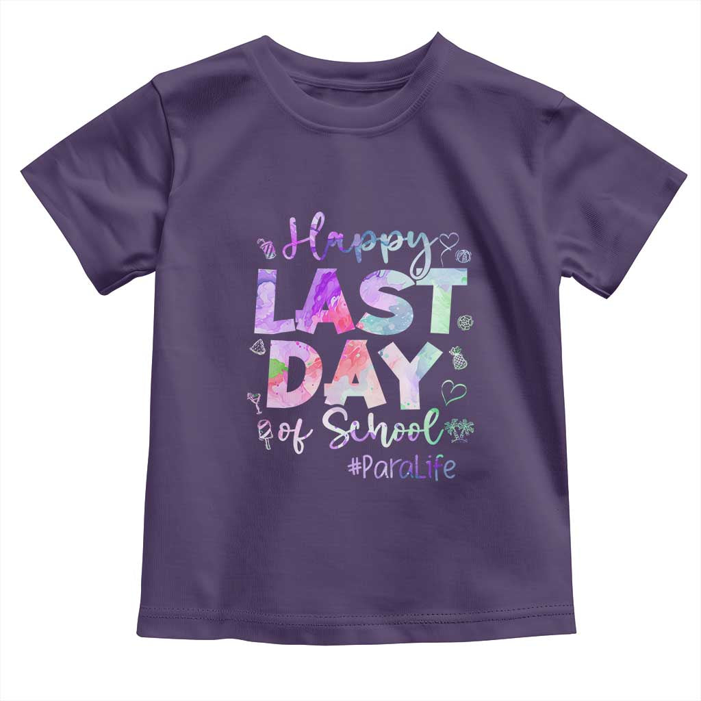Para Life Beach Mode Toddler T Shirt Funny Last Day of School Summer Vacation Gift