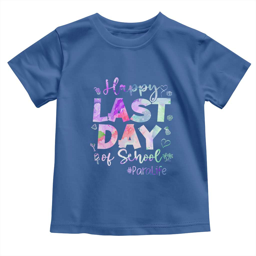 Para Life Beach Mode Toddler T Shirt Funny Last Day of School Summer Vacation Gift