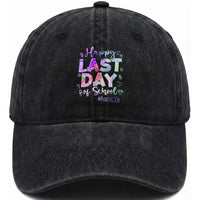 Para Life Beach Mode Washed Cotton Baseball Cap Funny Last Day of School Summer Vacation Gift