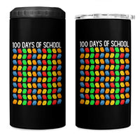 Master Builder 100 Days of School 4 in 1 Can Cooler Tumbler Funny Toy Building Blocks Gift