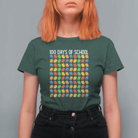 Funny 100 Days of School T Shirt For Women Master Builder Building Blocks