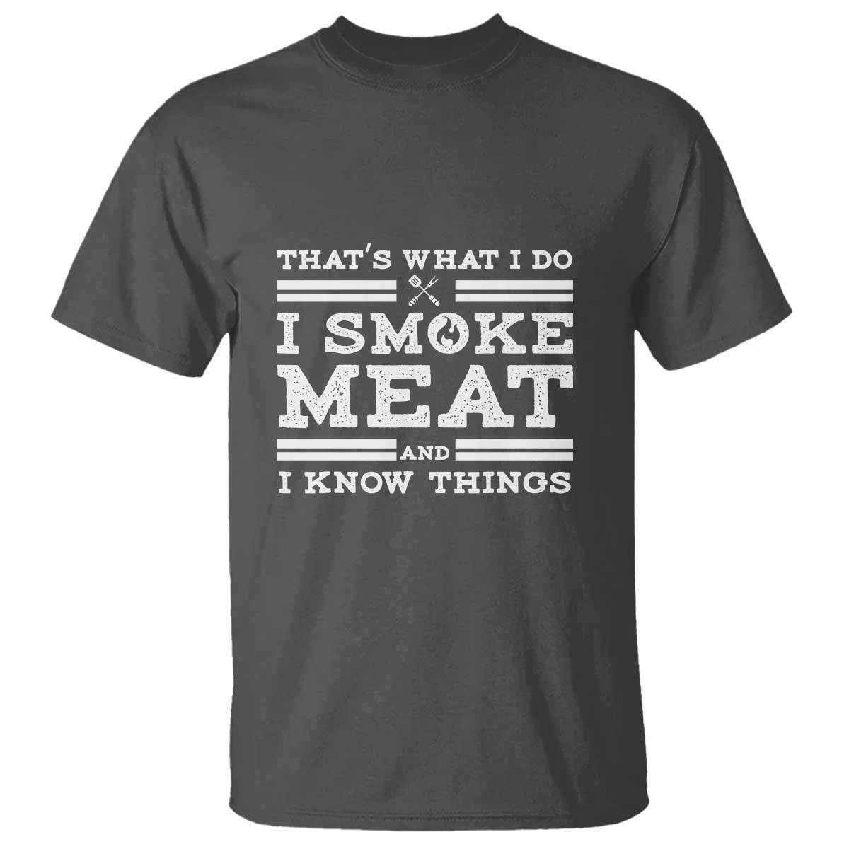 Funny Pitmaster T Shirt I Smoke Meat BBQ Smoker Grill Gift - Wonder Print Shop