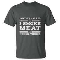 Funny Pitmaster T Shirt I Smoke Meat BBQ Smoker Grill Gift - Wonder Print Shop