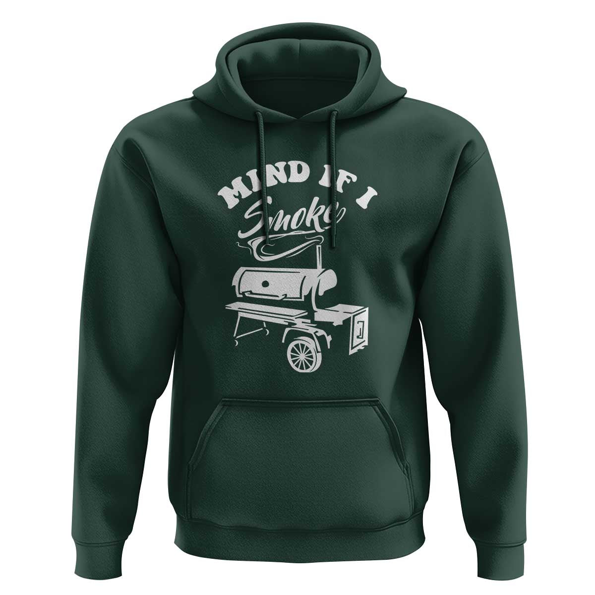 Mind if I Smoke - Funny BBQ Smoker & Grilling Hoodie - Wonder Print Shop