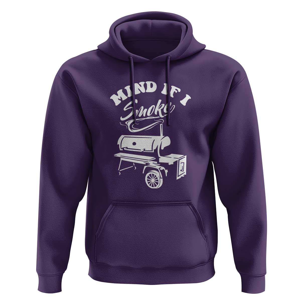 Mind if I Smoke - Funny BBQ Smoker & Grilling Hoodie - Wonder Print Shop