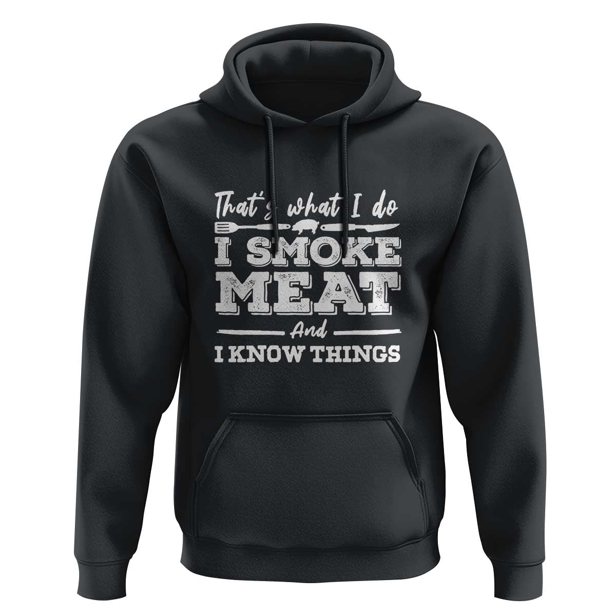 I'd Smoke That - Funny Meat BBQ Season Smoker & Grilling Hoodie - Wonder Print Shop