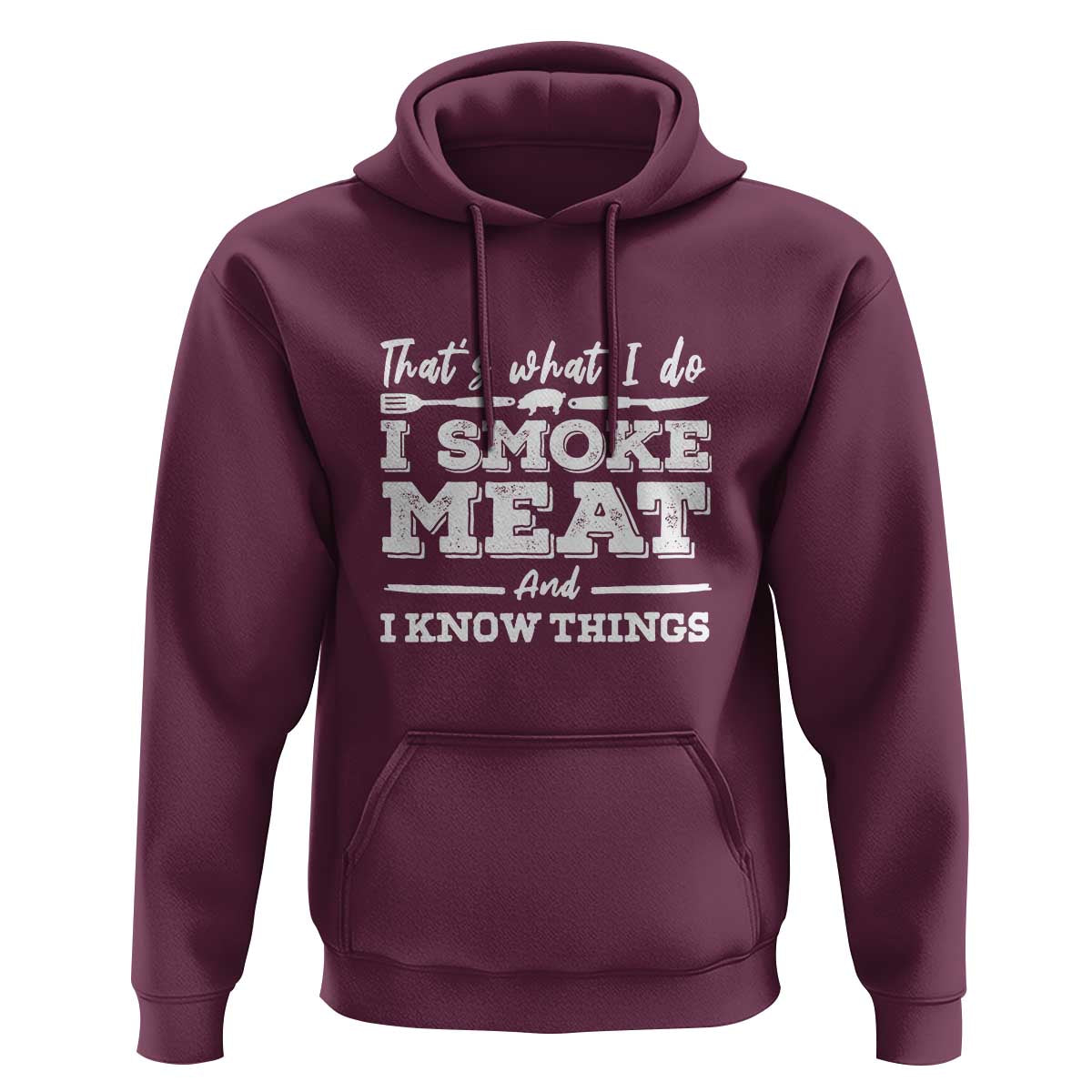 I'd Smoke That - Funny Meat BBQ Season Smoker & Grilling Hoodie - Wonder Print Shop