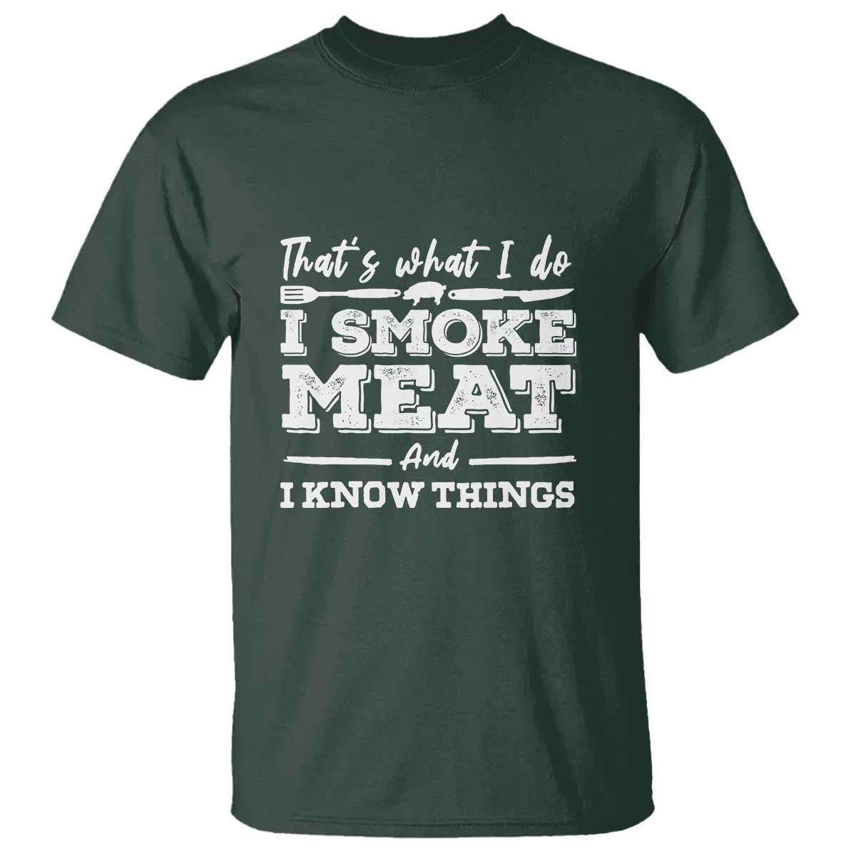 I'd Smoke That - Funny Meat BBQ Season Smoker & Grilling T Shirt - Wonder Print Shop