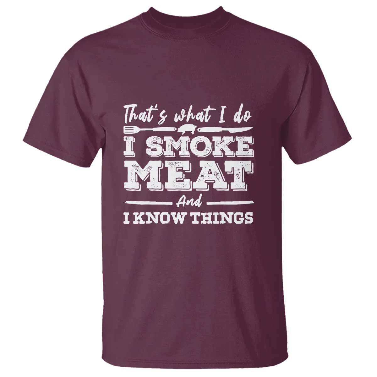 I'd Smoke That - Funny Meat BBQ Season Smoker & Grilling T Shirt - Wonder Print Shop