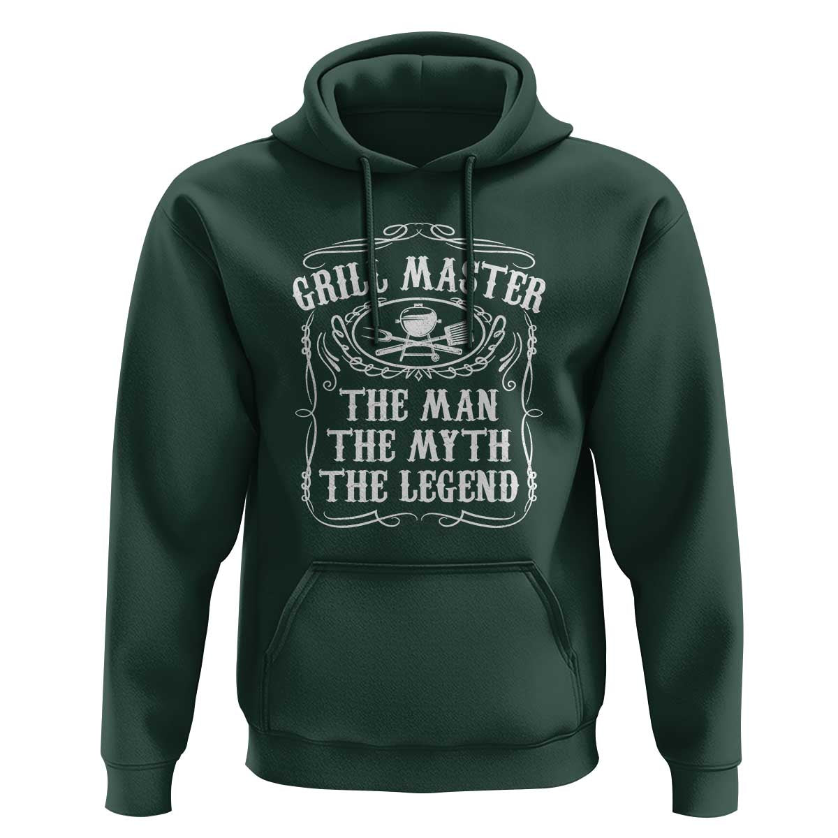 Master Legend BBQ Smoker Hoodie Grilling Enthusiast Gift, Funny BBQ Tee, Comfortable Cotton - Wonder Print Shop