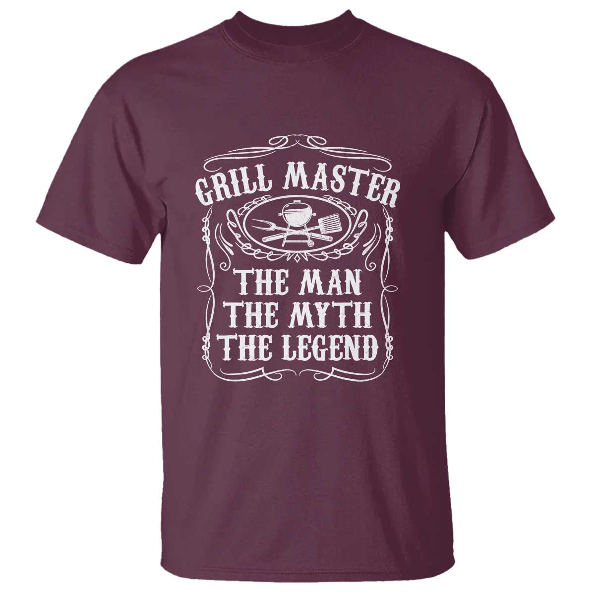 Master Legend BBQ Smoker T Shirt Grilling Enthusiast Gift, Funny BBQ Tee, Comfortable Cotton - Wonder Print Shop