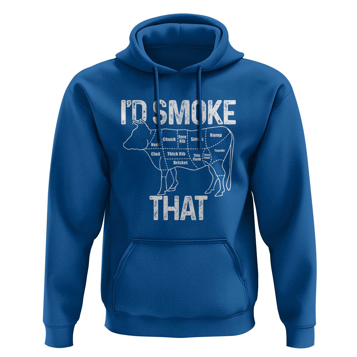 Chef Butcher Smoke Funny Hoodie BBQ Grilling Gift, Comfortable Cotton Tee, Humor Design - Wonder Print Shop