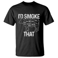 Chef Butcher Smoke Funny T Shirt BBQ Grilling Gift, Comfortable Cotton Tee, Humor Design - Wonder Print Shop